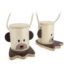 Petites echasses marron Janod - 15 cm