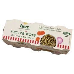 Petit pois bio Luce - 3 x 200 g