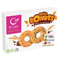 Petits donuts bio aux pépites de chocolat Bio Soleil - 150 g
