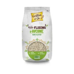 Petits flocons d’avoine sans gluten en sachet de 500 g