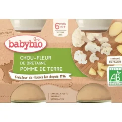 Petits Pots chou-fleur de Bretagne Pomme de terre - 2x130 gr