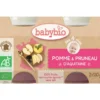Petits pots pomme et pruneau Babybio 2 x 130 g
