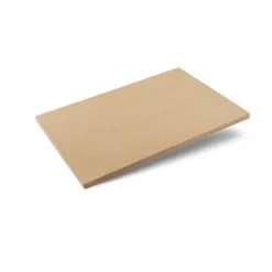 Pierre à pizza large rectangle beige 65 x 43 x 4,5 cm