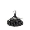 Pierres de fleuve noires 16/36 mm en filet - 1 kg