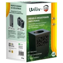 Piège anti-moustique anti-ponte WILIV x HOME DEFENSE®