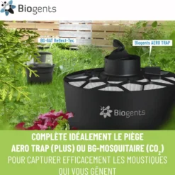 Piège d'extérieur à moustiques tigre coloris noir Biogents BG-GAT