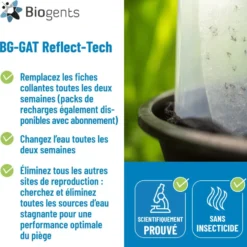 Piège d'extérieur à moustiques tigre coloris noir Biogents BG-GAT