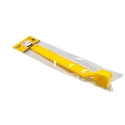 Pince jaune avec dosette pour sac d’alimentation