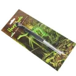 Pince pour nourrissage en inox avec manche coloris noir Reptile Planet - 20,5 cm