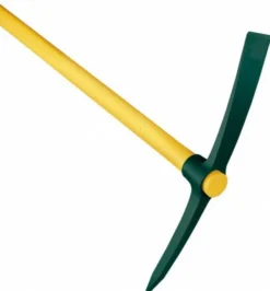 Pioche terrassier verte à manche jaune Novagrip Leborgne - 2 kg