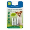 Pipettes antiparasitaires répulsives pour chiot et petit chien moins de 10 kg Francodex - 4 x 1 ml