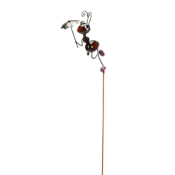 Pique extérieur fourmi Barmy coloris noir en métal Smartgarden - 84 x 13 x 5 cm