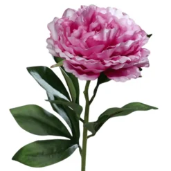 Pivoine artificielle en tige coloris lavande - 63 cm