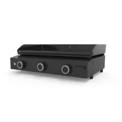 Plancha au gaz pour 10 à 15 personnes coloris noir en acier 7500 W Forge Adour Origin - 79,7 x 55,3 x 24,4 cm