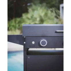 Plancha au gaz pour 10 à 15 personnes coloris noir en acier 7500 W Forge Adour Origin - 79,7 x 55,3 x 24,4 cm