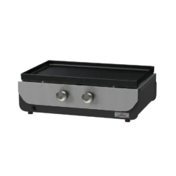 Plancha gaz Original 260 duo noir Le Marquier - L 63 x P 49 x H 21 cm