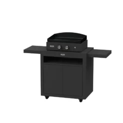 Plancha gaz Pure 260 noire Edition avec meuble Le Marquier - H 112 cm