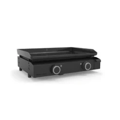 Plancha électrique pour 8 à 10 personnes coloris noir en acier Forge Adour Base 60 - 62 x 47,8 x 19,4 cm