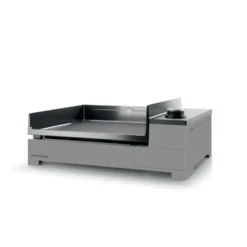 Plancha Premium électrique 45 coloris noir en acier Forge Adour - 60,3 x 44,1 x 24,1 cm