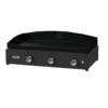 Plancha vintage gaz Pure 375 noir Le Marquier - L 76 x P 52 x H 27 cm