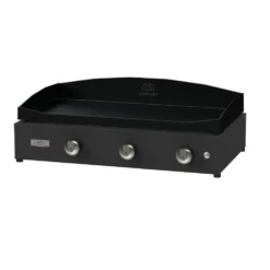 Plancha vintage gaz Pure 375 noir Le Marquier - L 76 x P 52 x H 27 cm
