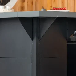 Plateau + Cornière d'Angle MODULO 35 cm Gris Cargo Eno
