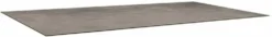 Plateau de table fin Penta Stern en HPL silverstar - 220 x 100 x 1,3 cm
