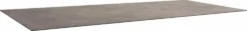 Plateau de table fin Penta Stern en HPL silverstar - 220 x 100 x 1,3 cm
