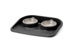 Plateau repas noir pour chien Savic Butler Happy-Planet