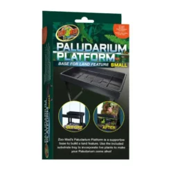 Plateforme pour paludarium noire 28 x 22 x 15 cm