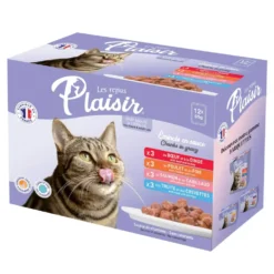 Pochon repas plaisir en sauce chat adulte volaille légumes 12x100 g