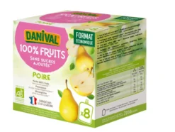 Poki poire bio carton Danival - 8x90 g
