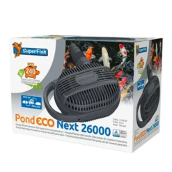 Pompe de bassin 240W - Débit 26000L/h - SUPERFISH Pond ECO Next