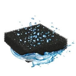 Éponge charbon taille standard noire