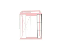 Porte moustiquaire amovible pour serre ACD - 185,2 x 70,8 cm
