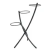 Porte plantes 3 pots en métal gris Louis Moulin - 78 cm