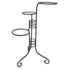 Porte-plantes 3 pots gris