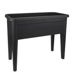 Potager sur pieds Green Basics Elho® coloris living noir 56 L - 75,5 x 36,5 x 65 cm