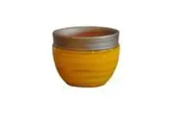 Pot Austral Ibiza Sunshine en terre cuite émaillée H 13 x Ø 16 cm