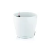 Pot avec réservoir d’eau en polypropylène blanc Lechuza classico color 14 - Ø 15 × 13,5 cm