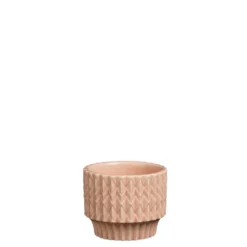 Pot baby coloris rose Lauria - 6 x Ø 7,5 cm