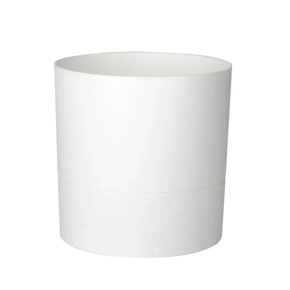 Pot blanc ivoire Eda Aquaduo - Ø 28,5 x H 28,5 cm
