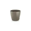 Pot brun sable Lechuza Classico color kit complet - Ø 21,5 x H 20,5 cm