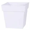 Pot carre Toscane Blanc L32 x l32 x H32