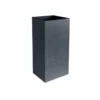 Pot carré haut Graphit en polypropylène EDA - 39 x 39 x 80 cm