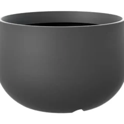 Pot coloris noir 100% recyclé Acaya - Ø 130 cm