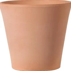 Pot Cono Antica en terre cuite claire - D 31 x H 28,4 cm
