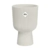 Pot coupe blanc soie Elho vibes fold - Ø 14 cm