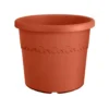 Pot en plastique recyclé Terra Elho Algarve Cilindro - Ø 58 x H 48 cm