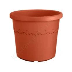 Pot en plastique recyclé Terra Elho Algarve Cilindro - Ø 58 x H 48 cm